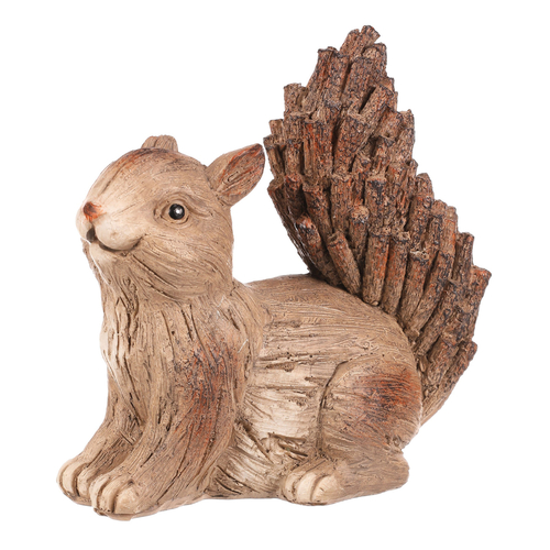 Veverka - polyresinová figurka, béžovo-hnědá