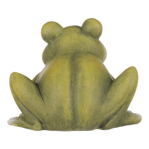 Žába - keramická figurka, vel. L, zelená