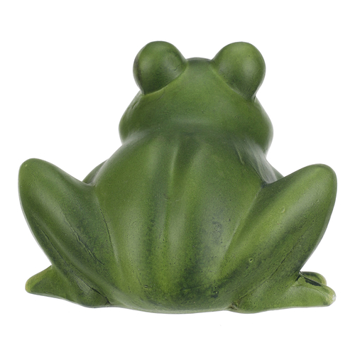 Žába - keramická figurka, vel. M, zelená