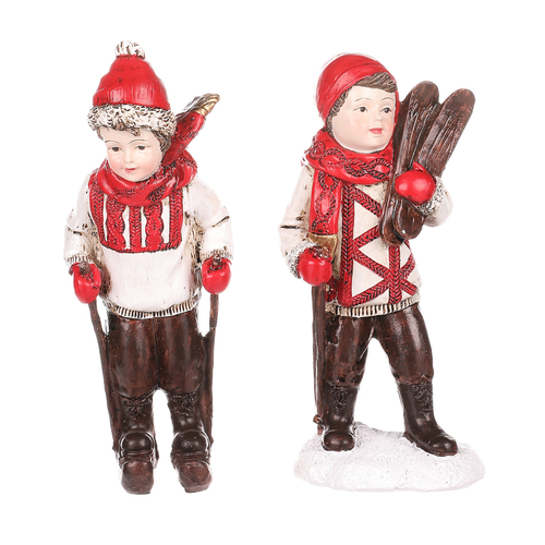 Děti z polyresinu - vánoční figurky, mix 4 druhů, cena za 1 ks