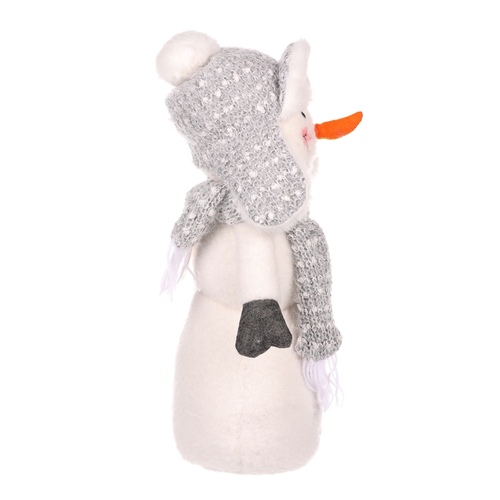 Sněhulák - látková figurka, hvězdičky s LED osvětlením
