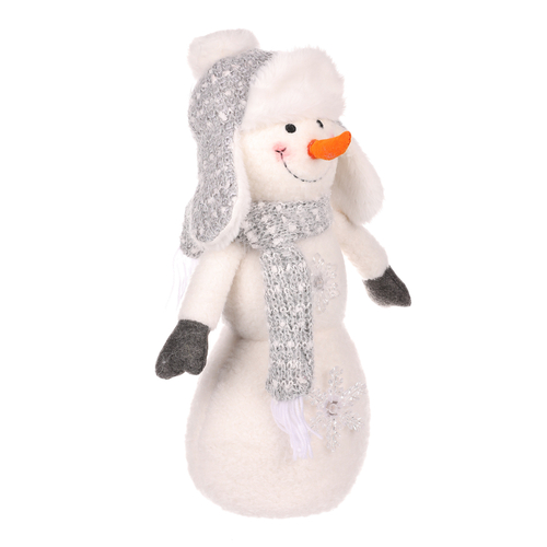 Sněhulák - látková figurka, hvězdičky s LED osvětlením