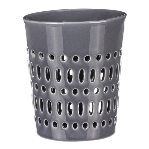 Aromalampa - porcelánová, otvory po obvodu, barva modrá