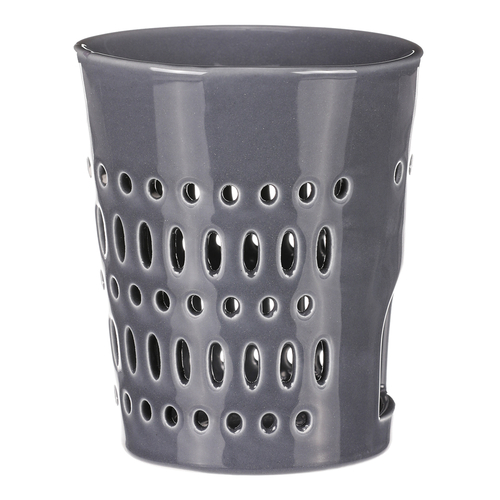 Aromalampa - porcelánová, otvory po obvodu, barva modrá