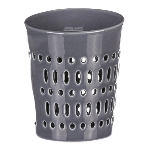 Aromalampa - porcelánová, otvory po obvodu, barva modrá