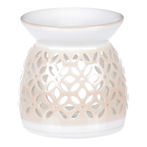 Aromalampa - porcelánová, barva krémová