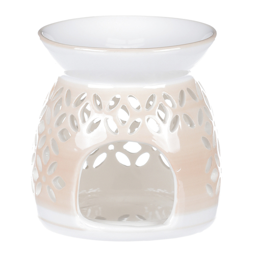 Aromalampa - porcelánová, barva krémová