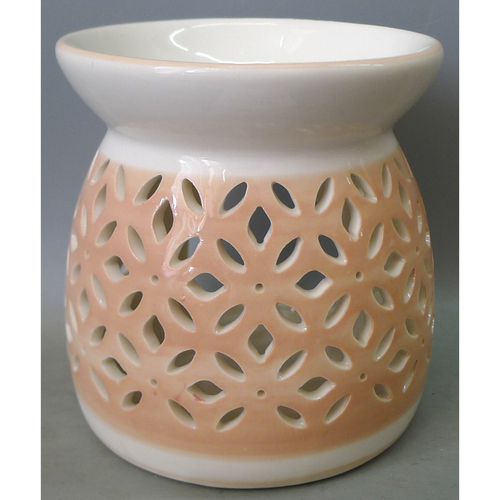 Aromalampa - porcelánová, barva krémová