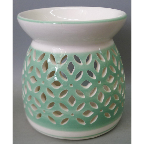 Aromalampa - porcelánová, barva zelená