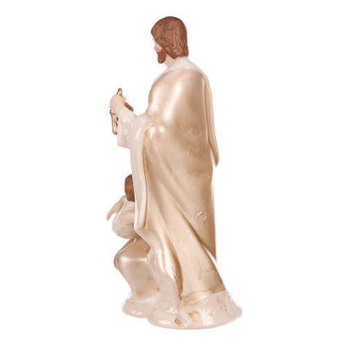 Betlém - soška z porcelánu, barva béžová