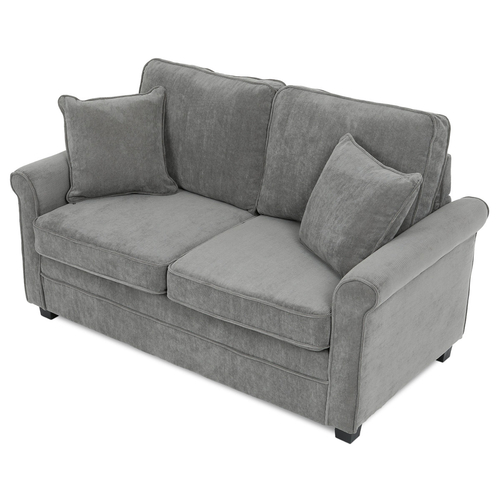 Dvoumístná pohovka, šedá, manšestrová látka, ASB-4170 GREY2