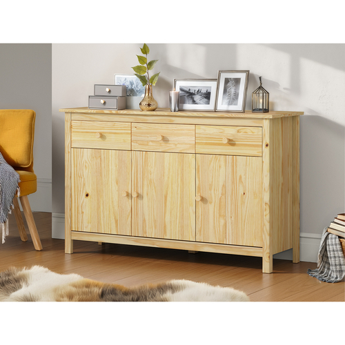 Příborník 3 dveře + 3 zásuvky TORINO