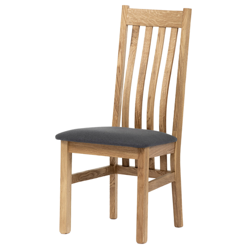 Jídelní židle, přírodní, masiv, C-2100 GREY2