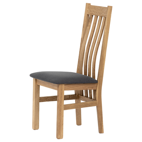 Jídelní židle, přírodní, masiv, C-2100 GREY2