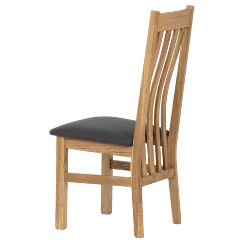 Jídelní židle, přírodní, masiv, C-2100 GREY2