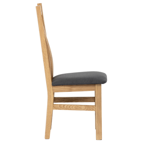 Jídelní židle, přírodní, masiv, C-2100 GREY2