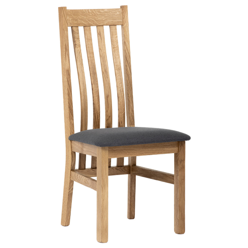 Jídelní židle, přírodní, masiv, C-2100 GREY2