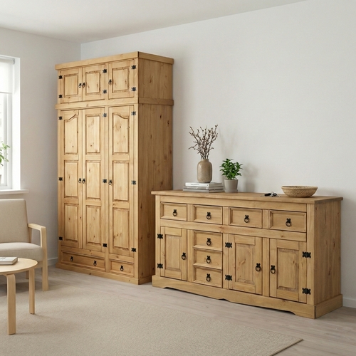 Skříň 3dveřová CORONA vosk 162818