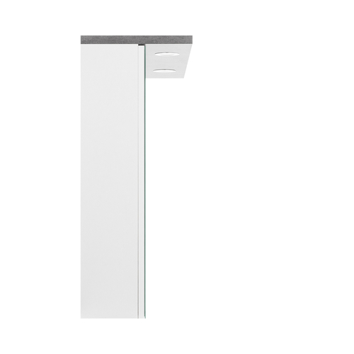 Závěsná skříňka 2 dveře PRAYA 73 bílá/beton