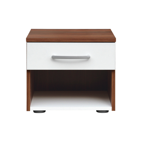 Noční stolek 60140 ořech/bílá
