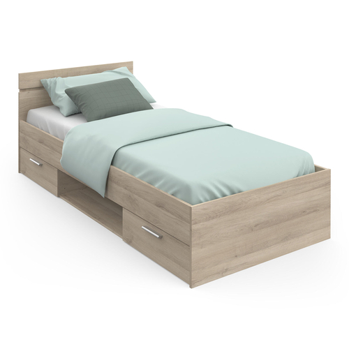 Multifunkční postel 90x200 MICHIGAN dub