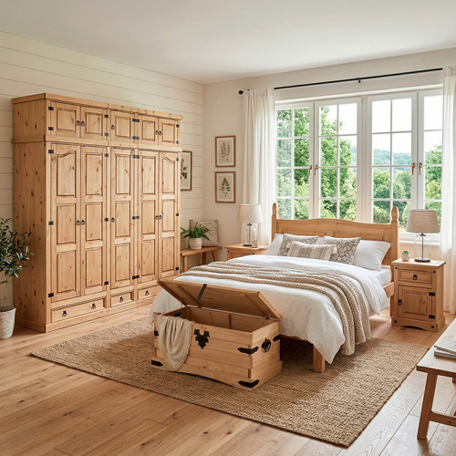 Noční stolek CORONA vosk 16345