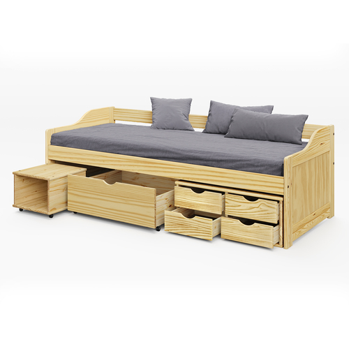 Jednolůžko se zásuvkami MAXIMA