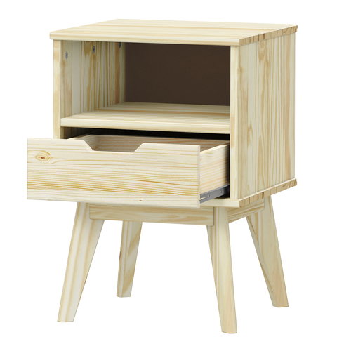 Noční stolek 1 zásuvka BONITO lak