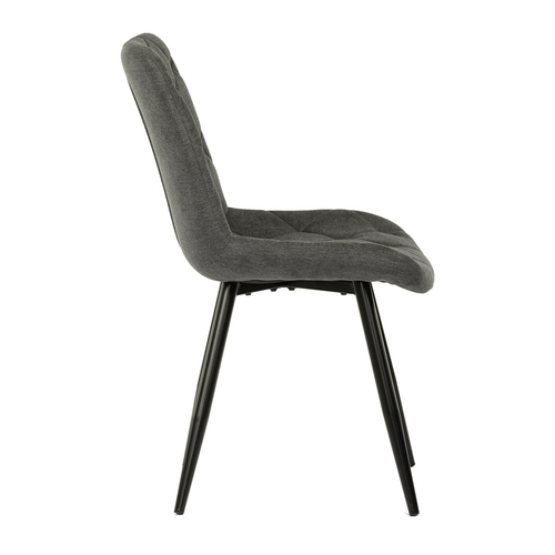 Jídelní židle, šedá, látka, CT-382 GREY2