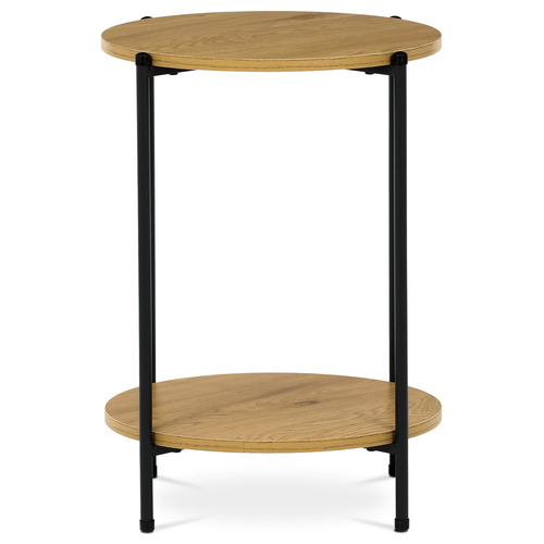 Odkládací stolek 44x44x56cm, mdf, divoký dub, CT-G1005 OAK