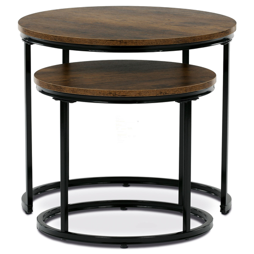 Odkládací stolek 53x53x46cm, mdf, old wood, CT-G1145 OLW