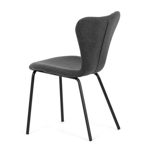 Jídelní židle, šedá, látka, CT-S8010 GREY2