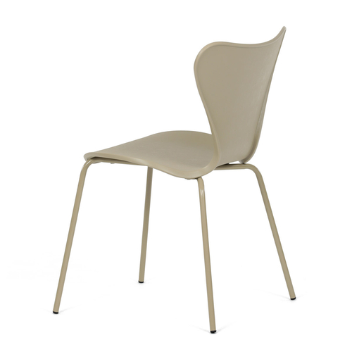 Jídelní židle, hnědá, plast, CT-X7034 CAP