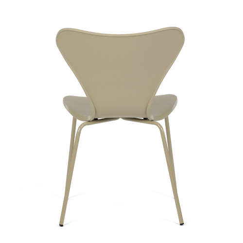 Jídelní židle, hnědá, plast, CT-X7034 CAP