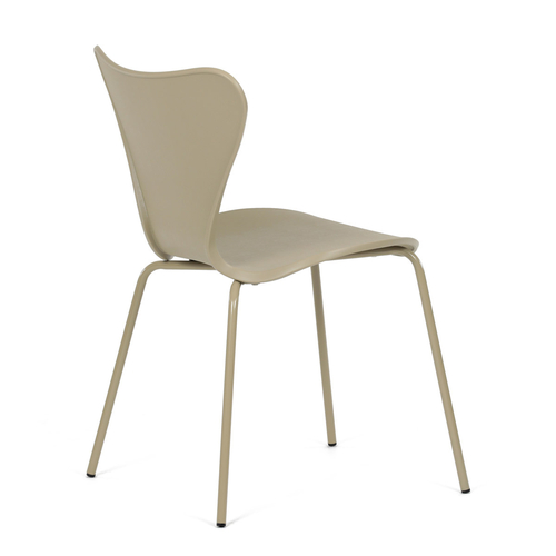 Jídelní židle, hnědá, plast, CT-X7034 CAP