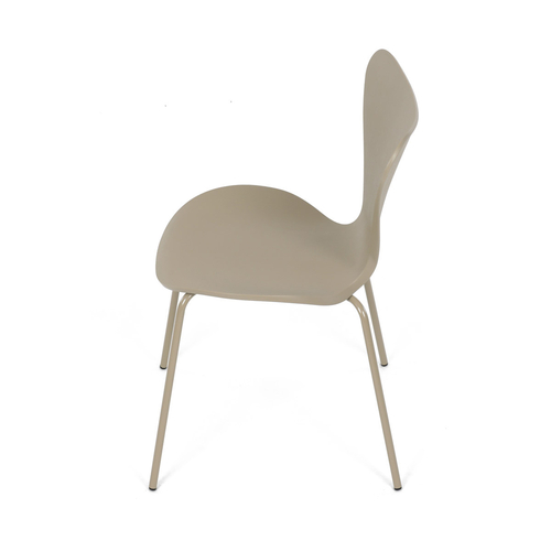 Jídelní židle, hnědá, plast, CT-X7034 CAP