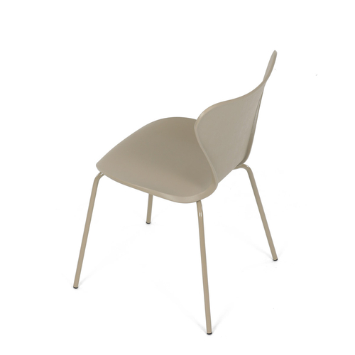 Jídelní židle, hnědá, plast, CT-X7034 CAP