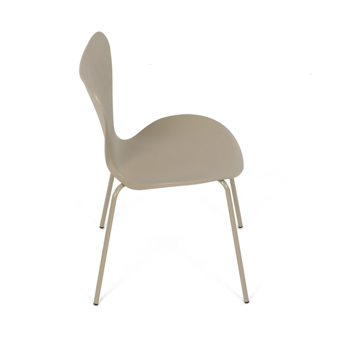 Jídelní židle, hnědá, plast, CT-X7034 CAP