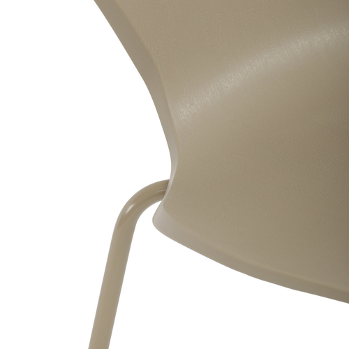 Jídelní židle, hnědá, plast, CT-X7034 CAP