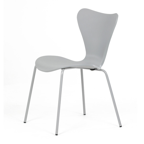 Jídelní židle, šedá, plast, CT-X7034 GREY