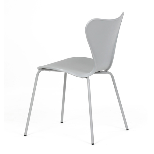 Jídelní židle, šedá, plast, CT-X7034 GREY