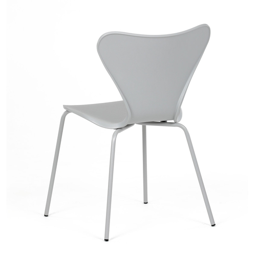 Jídelní židle, šedá, plast, CT-X7034 GREY
