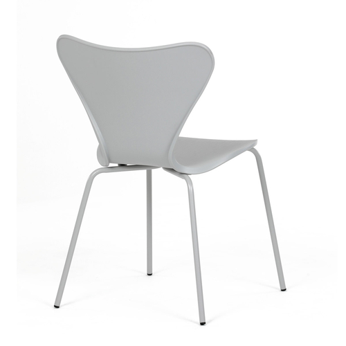 Jídelní židle, šedá, plast, CT-X7034 GREY