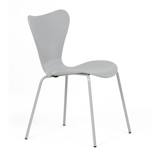 Jídelní židle, šedá, plast, CT-X7034 GREY