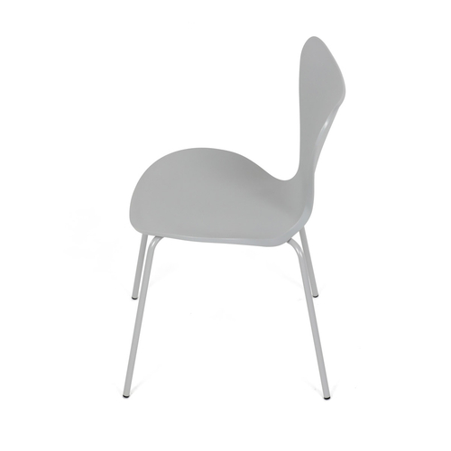 Jídelní židle, šedá, plast, CT-X7034 GREY