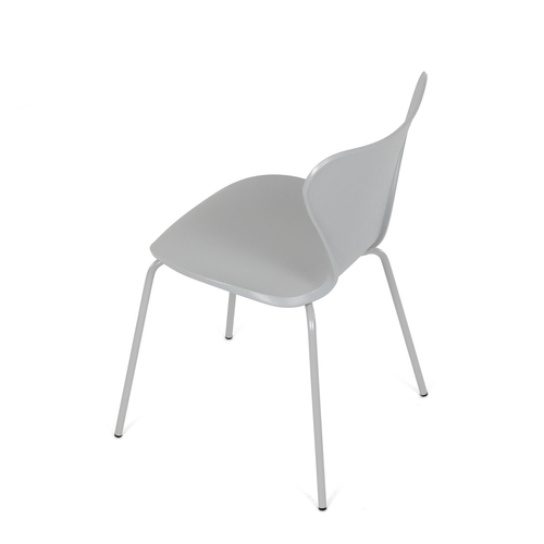 Jídelní židle, šedá, plast, CT-X7034 GREY