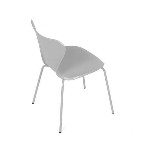 Jídelní židle, šedá, plast, CT-X7034 GREY