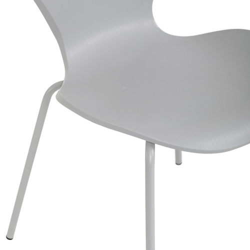 Jídelní židle, šedá, plast, CT-X7034 GREY