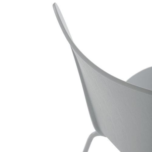 Jídelní židle, šedá, plast, CT-X7034 GREY