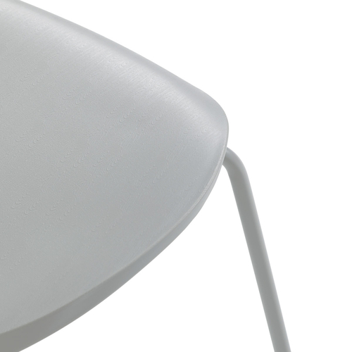 Jídelní židle, šedá, plast, CT-X7034 GREY